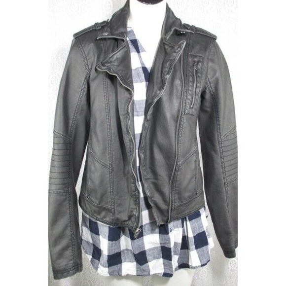 Hollister Cropped Moto Jacket - Picture 5 of 11